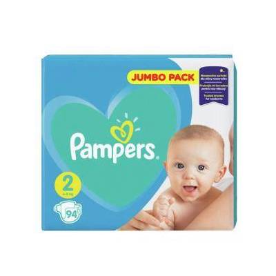 Памперси Pampers, Active Baby, Размер 2, Mini, 4-8 кг, 94 броя, 8001090948137