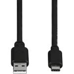 Hama Кабел HAMA 135722, USB A(м) към USB C(м), 1m, черен (135722)