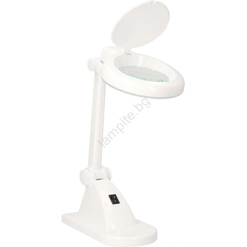 Nedis MAGLE1WT - LED настолна лампа с лупа LED/6W/230V бяла (NE0782)