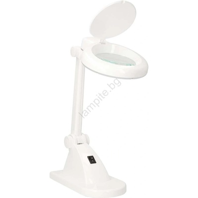 Nedis MAGLE1WT - LED настолна лампа с лупа LED/6W/230V бяла (NE0782)