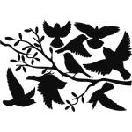 Esschert Design Стикер срещу птици за прозореца 33x23 cm - Esschert Design (ZEE-FB575)