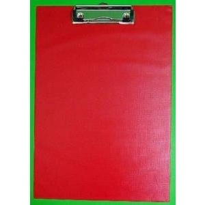 Leviatan A4 PVC board with clip red D. RECT