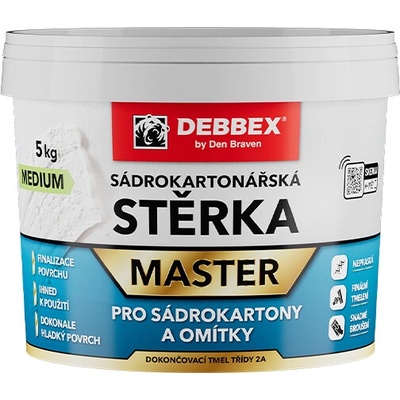 Den Braven Sadrokartonárska stierka Farba: biela, Balenie: 5 kg, Typ obalu: vedro