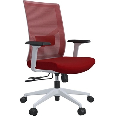 RFG Работен стол RFG Snow W, до 120кг. макс тегло, дамаска, лумбална упора, червен (226B-BS/OA2071/OS335)