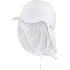 Sterntaler Детска шапка с козирка Sterntaler Kids' Peaked Cap with Neck Flap Cap - Weiß - размер 53 cm (904-3659-1216)