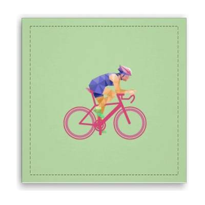 Fotoobraz 40x40 cm Cyklista