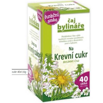 Apotheke Bylinkár Krvný cukor čaj 40 x 1,6 g