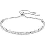 Swarovski Women's Trilogy Triple Row Crystal Tennis Bracelet - Silver/Crystal Часовници