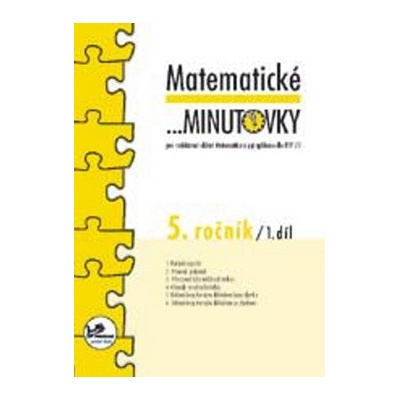 Matematické minutovky pro 5. ročník/ 1. díl Josef Molnár