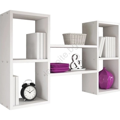 Mirjan24 Етажерка TRIO 60x102 см бял (MJ0068)