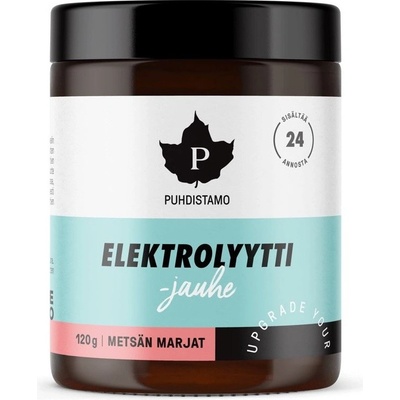 Puhdistamo Electrolyte Powder iontový prášek červené bobulovité ovoce 120 g