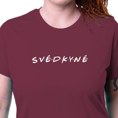 Rozlučkové tričko Svědkyně dámské