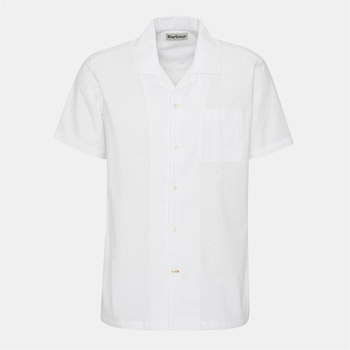 Barbour Irvine Textured Shirt - White WH11