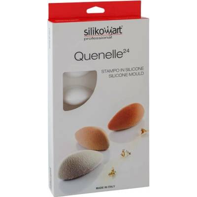Silikomart Forma silikonová design Quenelle hrudky 12x24 ml