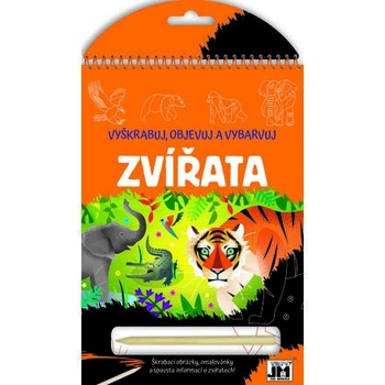 Vyškrabuj objavuj vyfarbuj Zvieratá