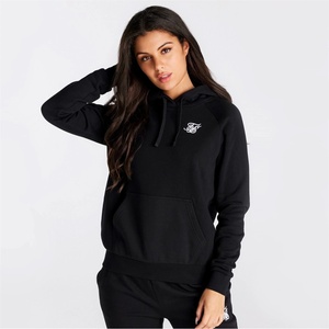SIKSILK Суичър SikSilk Women's Logo Hoodie - Black