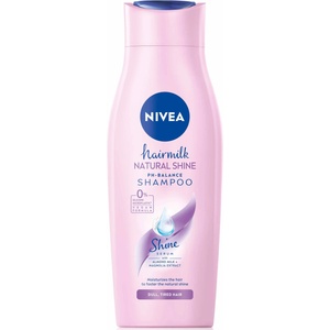 Nivea Hairmilk Шампоан Natural Shine, 400 ml