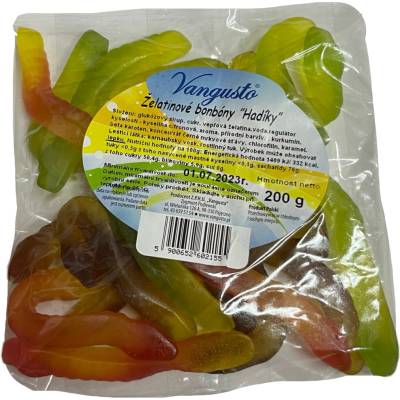 Vangusto 200 g Želatinové Bonbóny “Hadíky”