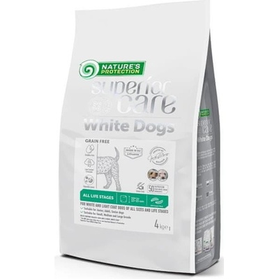 Nature's Protection Superior Care Dog White Dogs Grain Free Insect 4 kg