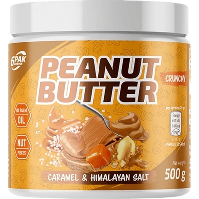 6PAK Nutrition Peanut Butter - Caramel & Himalayan Salt [500 грама]