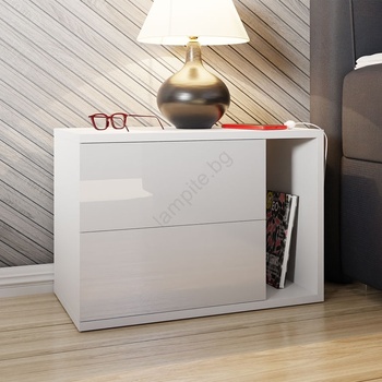 Image 1 of MIRJAN 24 Нощно шкафче BECE 40x57 см бял (MJ0035)