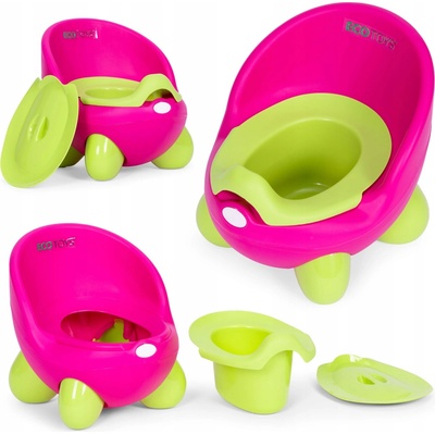 Ecotoys nočník ružovo-zelený