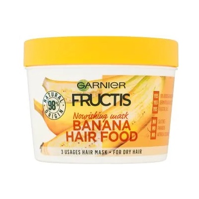 Garnier маска за коса, Banana Hair Food, 390мл
