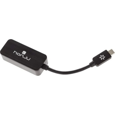 Honju USB-C to Gigabit Ethernet Adapter HGEA-C - Ethernet адаптер за MacBook и компютри с USB-C (сребрист)