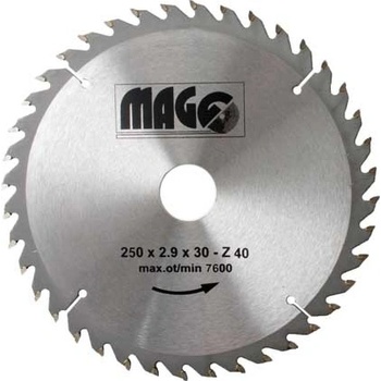 MAGG Pilový kotouč 250x2,9x30mm/40 zubů střídavě šikmé 9325040