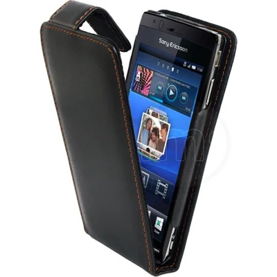 Sony Ericsson Xperia Arc S Flip Калъф + Протектор