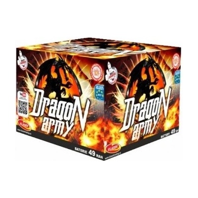 Kompaktný ohňostroj Dragon army 49 rán 20 mm