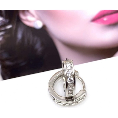 Jan Kos jewellery stříbrné náušnice kruhy 12122434