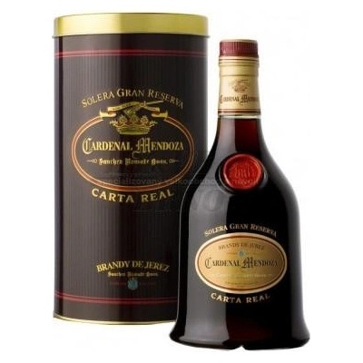 Cardenal Mendoza brandy Carta Real 40% 0,7 l (tuba)