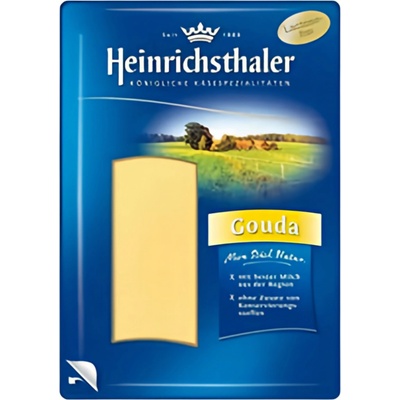 Heinrichsthaler Gouda plátky 48% bez laktózy 150 g
