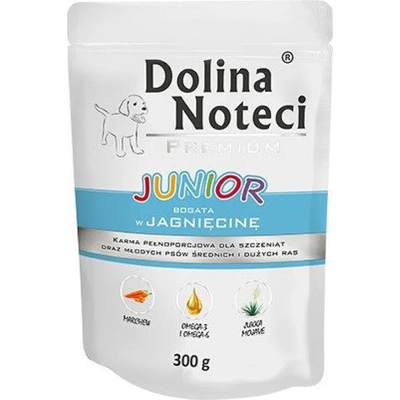 Dolina Noteci Premium Dog Junior Lamb - Пауч за подрастващи кучета с агнешко 300gr