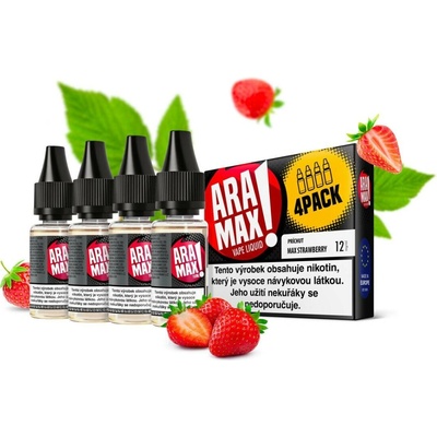 Aramax Jahoda 4 x 10 ml 3 mg