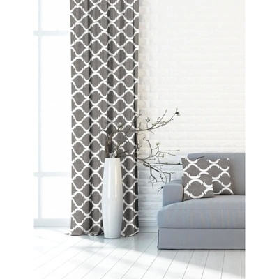 Zatemňovací dekorační závěs nebo látka, Blackout Ornament 150 cm, šedý 150 cm
