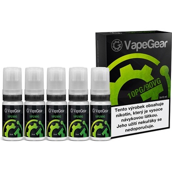 VapeGear nikotínový booster PG10/VG90 20mg 5x10ml