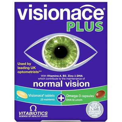 Vitabiotics Visionace Plus, 28 таблетки + 28 капсули, Vitabiotics