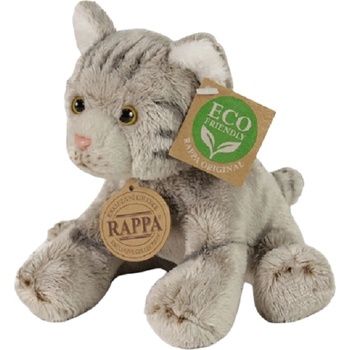 Image 1 of Rappa Плюшена играчка Rappa Еко приятели - Коте, сиво, 14 сm (204492-3)