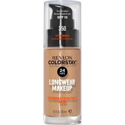 Revlon Colorstay Фон дьо тен, за мазна кожа, N350 Rich Tan, SPF15, 30 ml