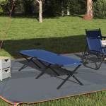 vidaXL Сгъваемо къмпинг легло Синьо 193 x 69 x 45 см Оксфордска тъкан (42003174)