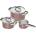 ZWILLING zwilling pure сет тенджери, 3 бр, 2 тенджери с капак и каселора, червен (1028859)