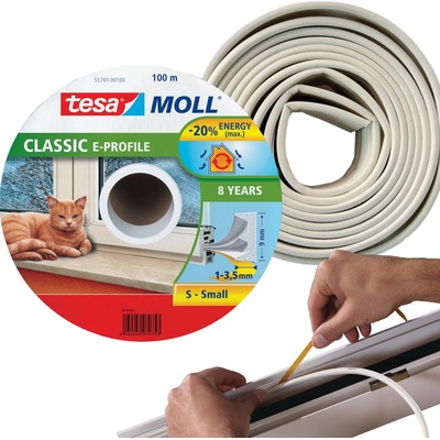 TESA Těsnění "E", 9 x 4 mm x 100 m – Hledejceny.cz