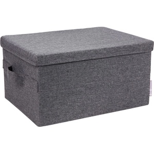 Bigso Сива текстилна кутия за съхранение с капак 40x30x22 cm Soft Storage - Bigso (6936S0101-99)
