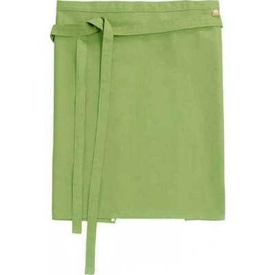 CG Workwear Gastro zástěra Roma odolná proti pomačkání zelená listová CGW123
