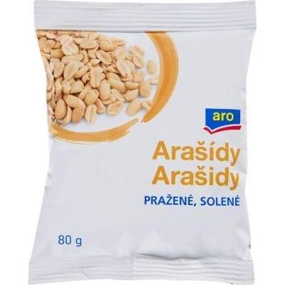 Aro Arašídy pražené solené 12 x 80 g
