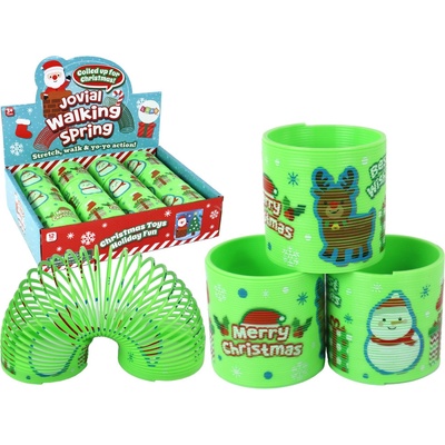 LEAN Toys Ikonický jarní zelený vánoční motiv Relax 6CM