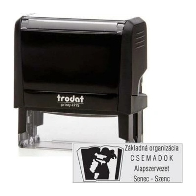 Trodat Printy 4915 70x25mm odtlačok čierny