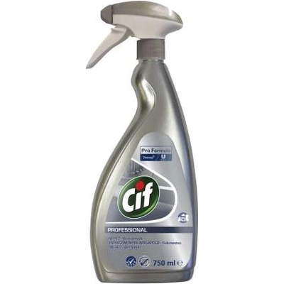Cif Професионален почистващ препарат за неръждаема стомана и стъкло 750 мл (7518666)